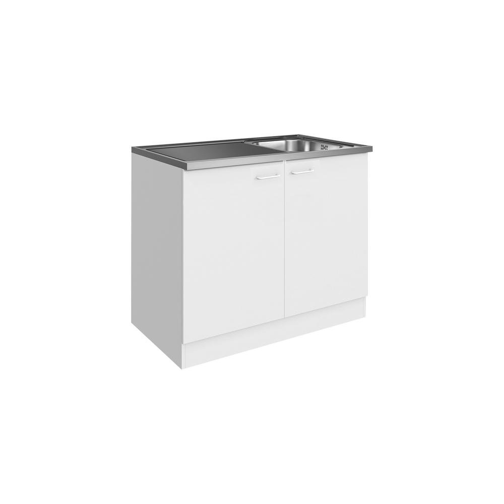 Spülenschrank Weiß mit Spüle