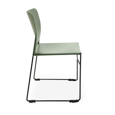 Schalenstuhl (Design) – Kunststoffschale stapelbar
