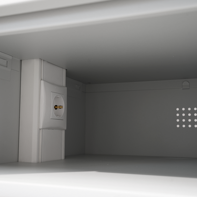 Laptopschrank mit 10 Fächern & Steckdosen