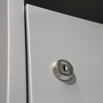 Laptopschrank mit 10 Fächern & Steckdosen