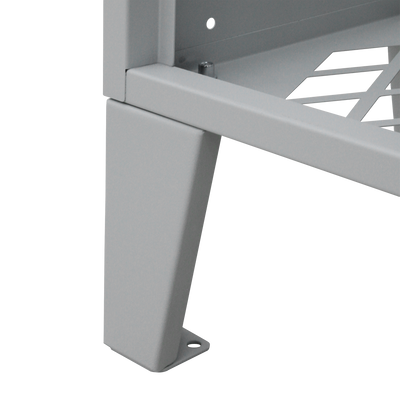 Lochblechspind / Gitterspind für Vorhängeschloss – Lichtgrau