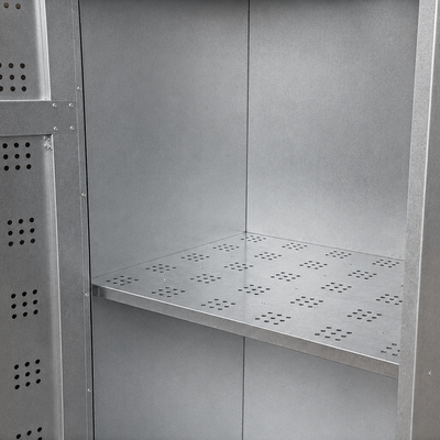 Propangasflaschenschrank – 840 x 690 x 1500 mm – verzinkt