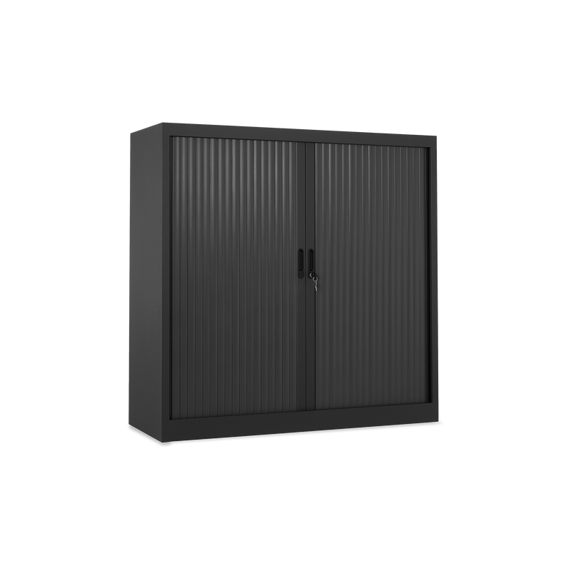 Stahl-Rollladenschrank (2,5 OH) – Korpus in Tiefschwarz