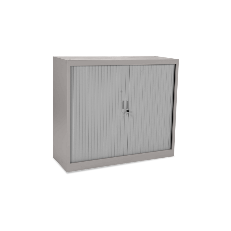 Stahl-Rollladenschrank (2,5 OH) – Korpus in Weißaluminium