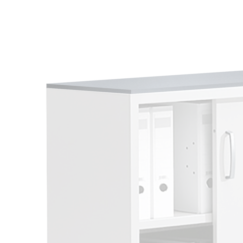 Holztop (Grau) für Schiebetürenschrank "Hochwertig"