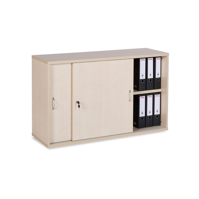 Schiebetürenschrank aus Holz – 2 OH – Ahorn