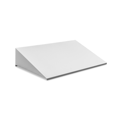 Schrägdach für Spinde in Lichtgrau