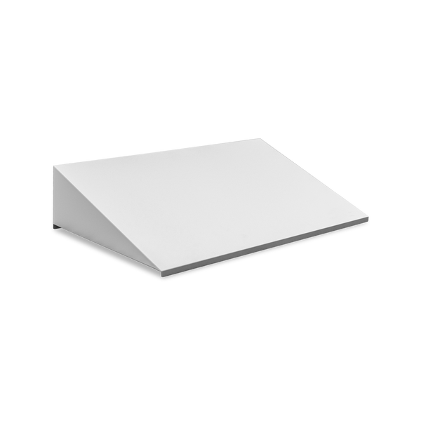 Schrägdach für Spinde in Lichtgrau