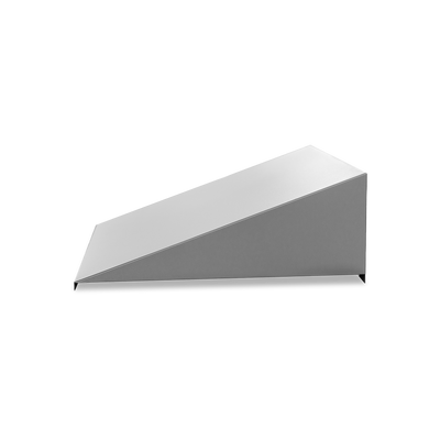 Schrägdach für Spinde in Lichtgrau