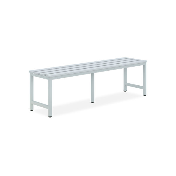 Kunststoff-Sitzbank mit Schuhrost (optional) - 1000-2000 mm