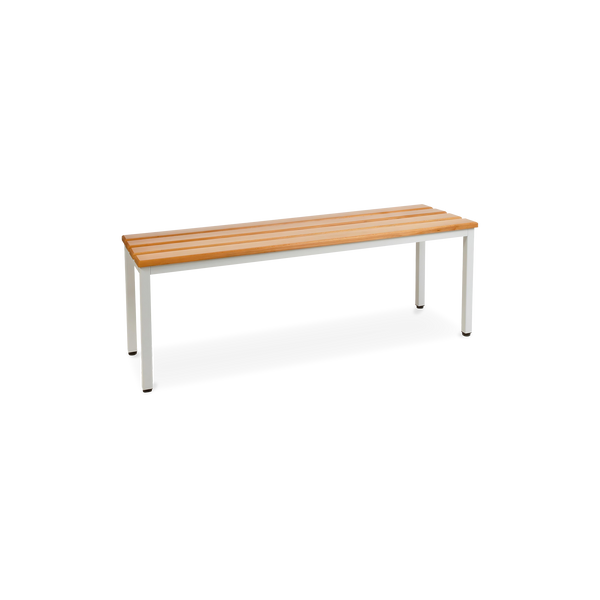 Sitzbank mit Holzlatten & Schuhrost (optional) - 1000-2000 mm