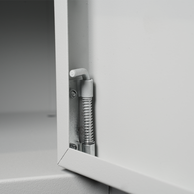 Stahl-Wertfachschrank | 10 Fächer – Lichtgrau