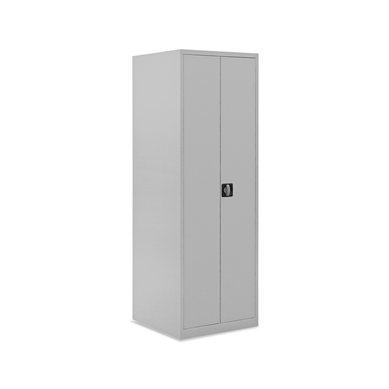 Kompakter Stahlschrank – 600 x 600 (4,5 OH) – Korpus in Lichtgrau