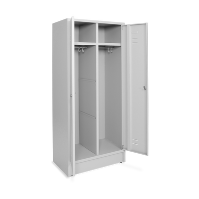 Stahl-Kleiderspind (800 mm) – Doppelspind ohne Fachböden