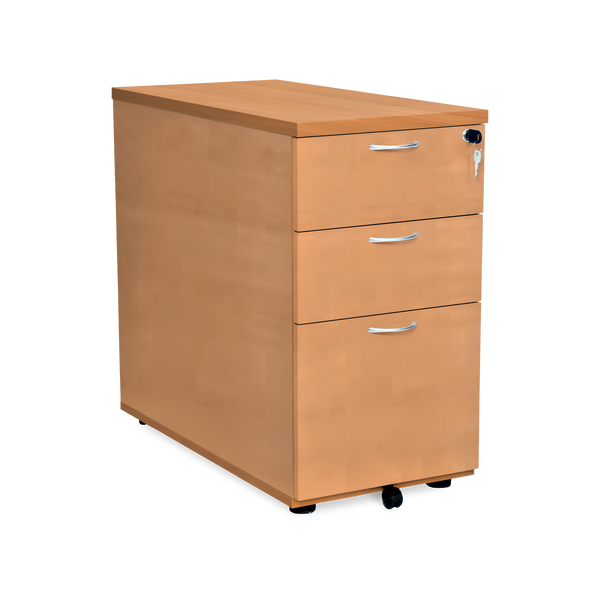 Standcontainer aus Holz mit Schubladen