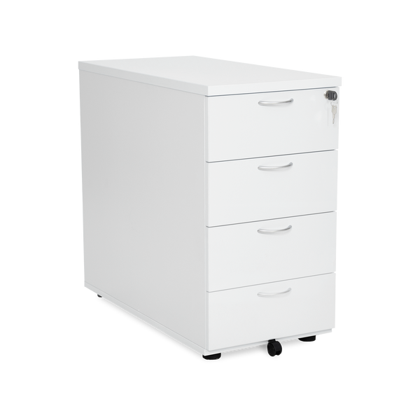 Standcontainer aus Holz mit Schubladen