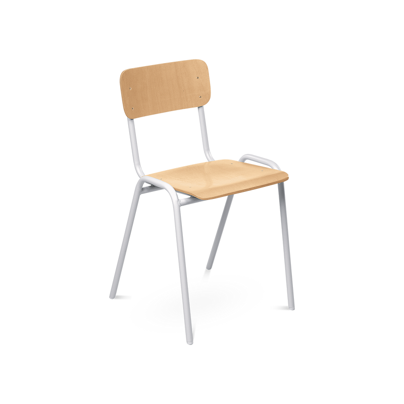 Holz-Stapelstuhl mit normaler Sitzfläche (370 mm)