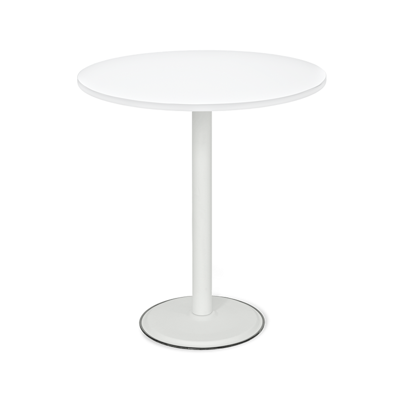 Runder Stehtisch – Ø 800 mm | G: Signalweiß P: Weiß
