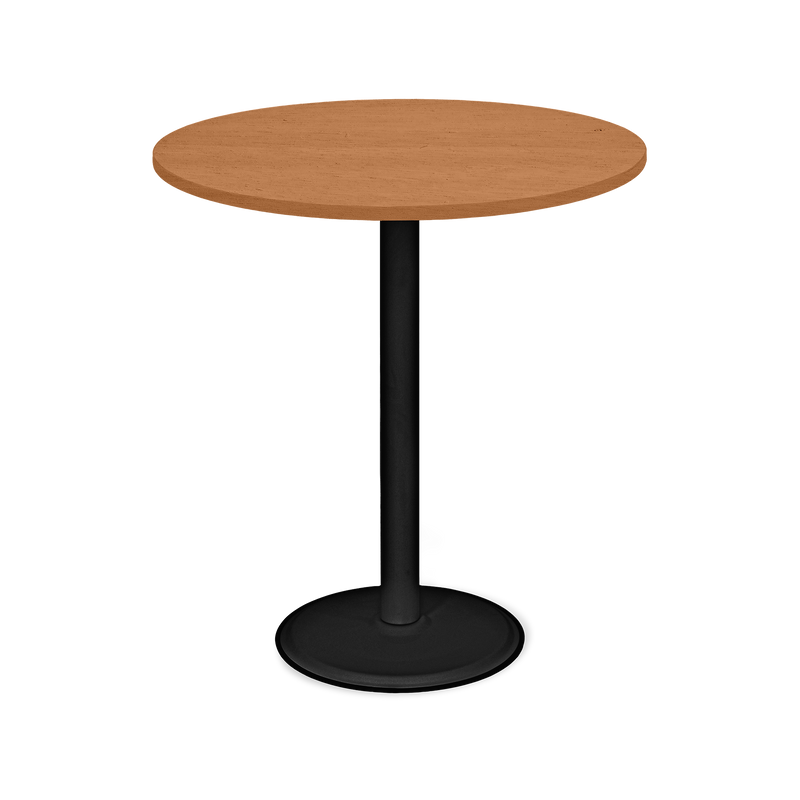 Runder Stehtisch – Ø 800 mm | G: Tiefschwarz P: Buche