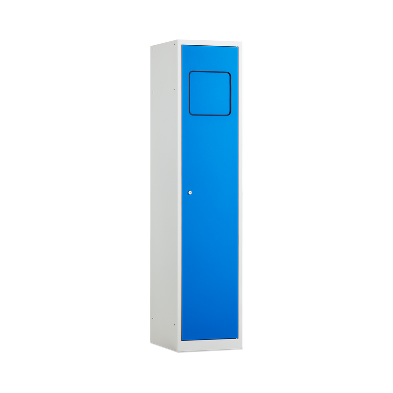 Wäschesammelschrank in Enzianblau