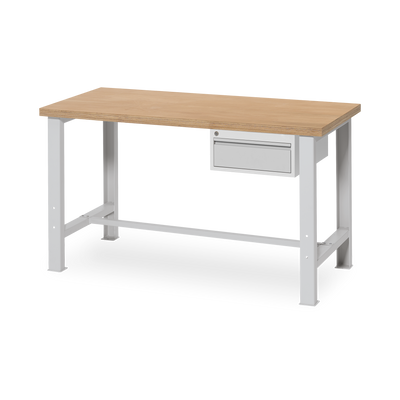 Werkbank 1500 mm breit – Fixe-Höhe & Quer-Travese | Budget-Star