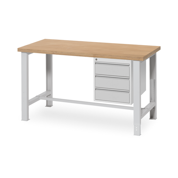 Werkbank 2000 mm breit – Höhenverstellbar | Budget-Star