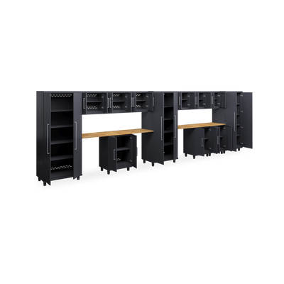 Prestige-Set 10 – Profi-Werkstattschränke – 7011 x 610 x 2032 mm