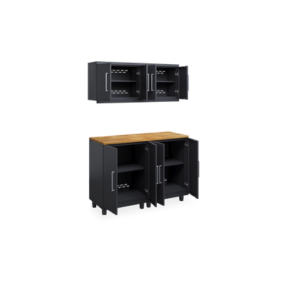 Prestige-Set 1 – Profi-Werkstattschränke – 1422 x 558 x 2032 mm