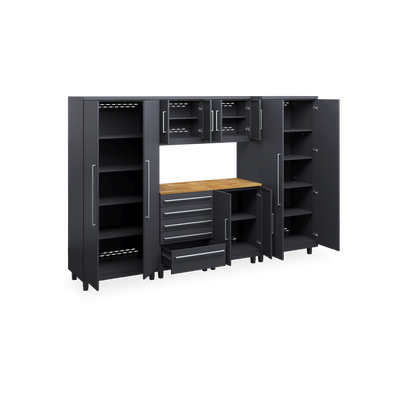 Prestige-Set 2 – Profi-Werkstattschränke – 3252 x 610 x 2032 mm