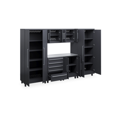 Prestige-Set 2 – Profi-Werkstattschränke – 3252 x 610 x 2032 mm