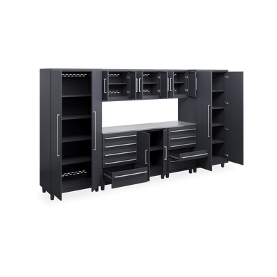 Prestige-Set 6 – Profi-Werkstattschränke – 3963 x 610 x 2032 mm