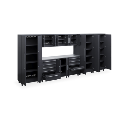 Prestige-Set 8 – Profi-Werkstattschränke – 4878 x 610 x 2032 mm