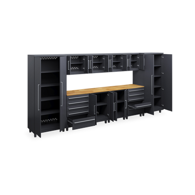 Prestige-Set 9 – Profi-Werkstattschränke – 4674 x 610 x 2032 mm