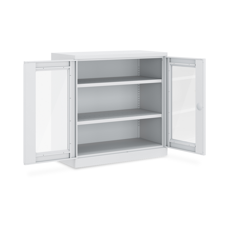 Schwerlastschrank (150 kg) mit Sichtfenster (1000 x 500 x 995 mm)