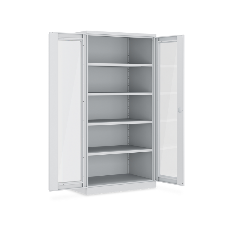 Schwerlastschrank (150 kg) mit Sichtfenster (1000 x 665 x 1945 mm)