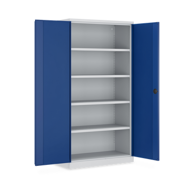 Schwerlastschrank (150 kg) mit 4 Böden (1000 x 500 x 1945 mm)