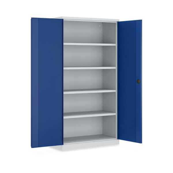 Schwerlastschrank (150 kg) mit 4 Böden (1000 x 500 x 1945 mm)