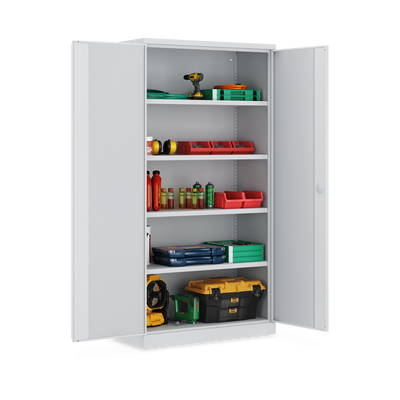 Schwerlastschrank (150 kg) mit 4 Böden (1000 x 500 x 1945 mm)