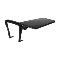 Tablar mit Armlehne (klappbar) – Schwarz