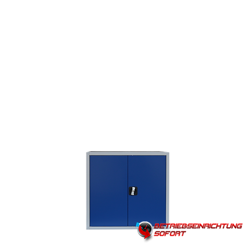 Stahl-Aktenschrank - Stahlschrank - 80 x 38 x 75 cm - blaue Türen - Lieferzeit ca. 2-3 Wochen !